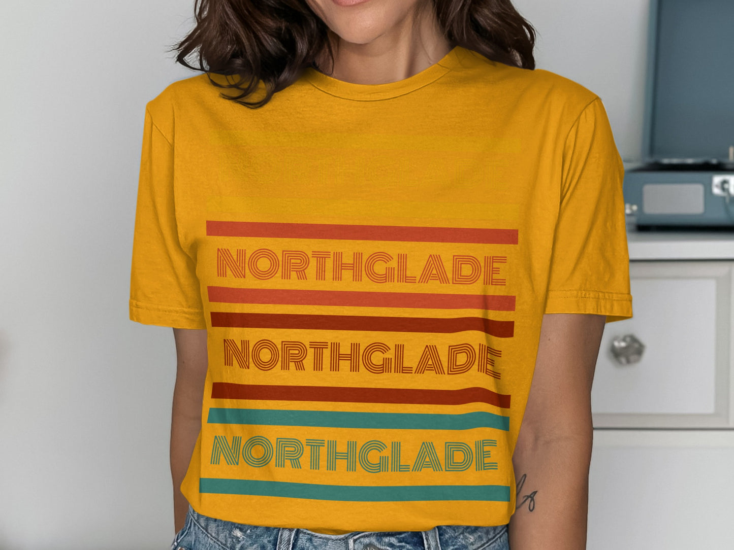 Northglade Striped Graphic T-Shirt product