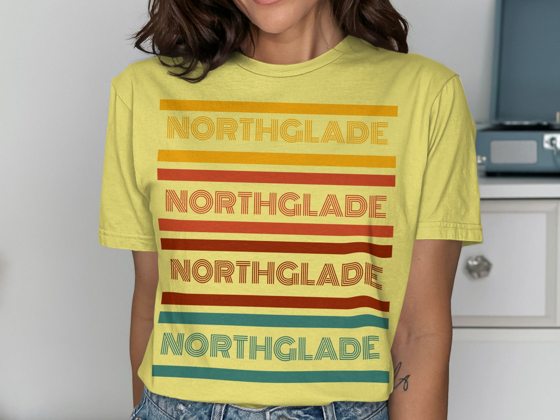 Vintage Styled Northglade Graphic T-shirt product